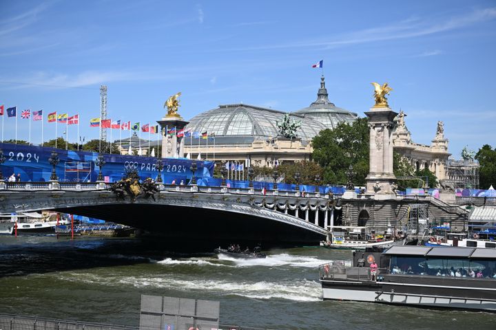 The Alexander III Bridge.