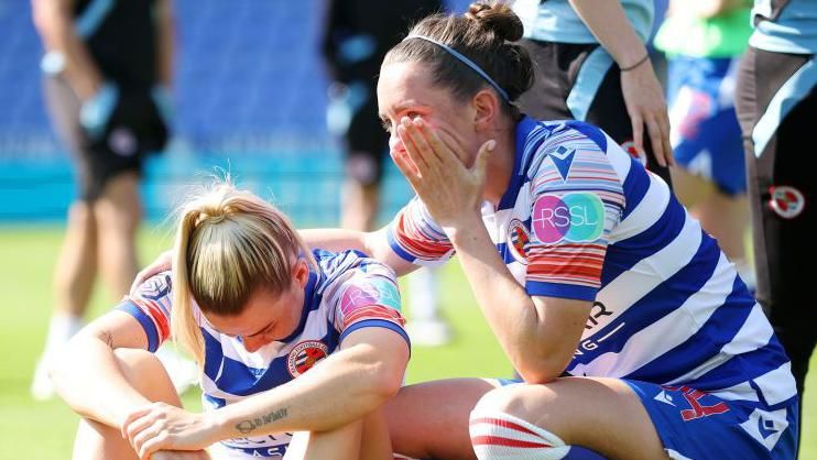 Reading players dejected