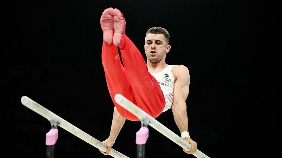 Max Whitlock on parallel bars