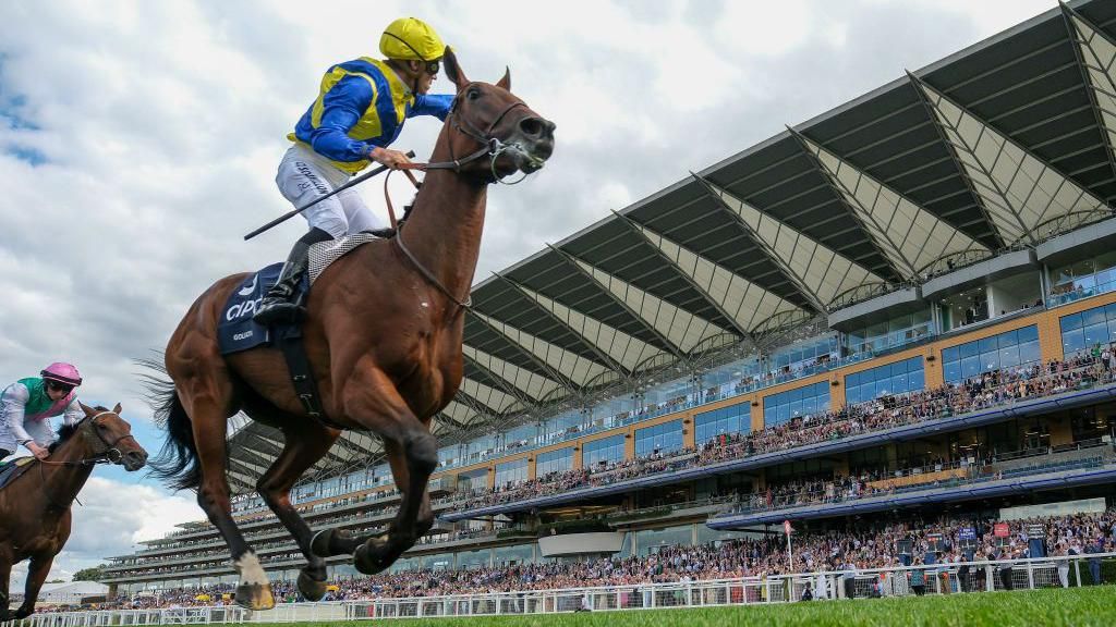  Christophe Soumillon celebrating his win