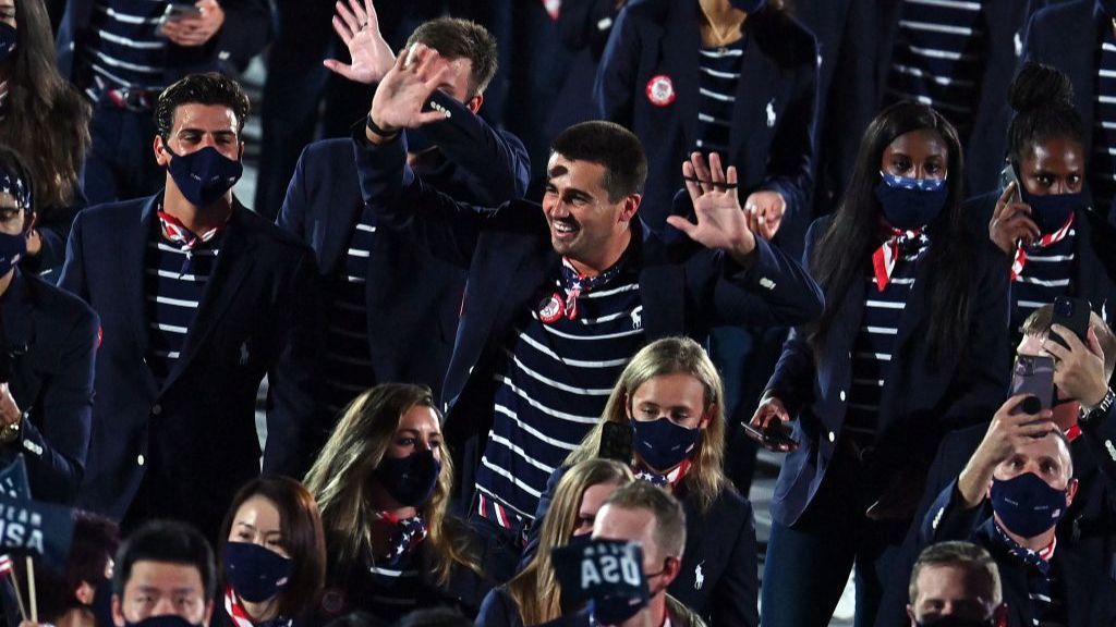 Team USA at Tokyo 2020 Olympic opening ceremony