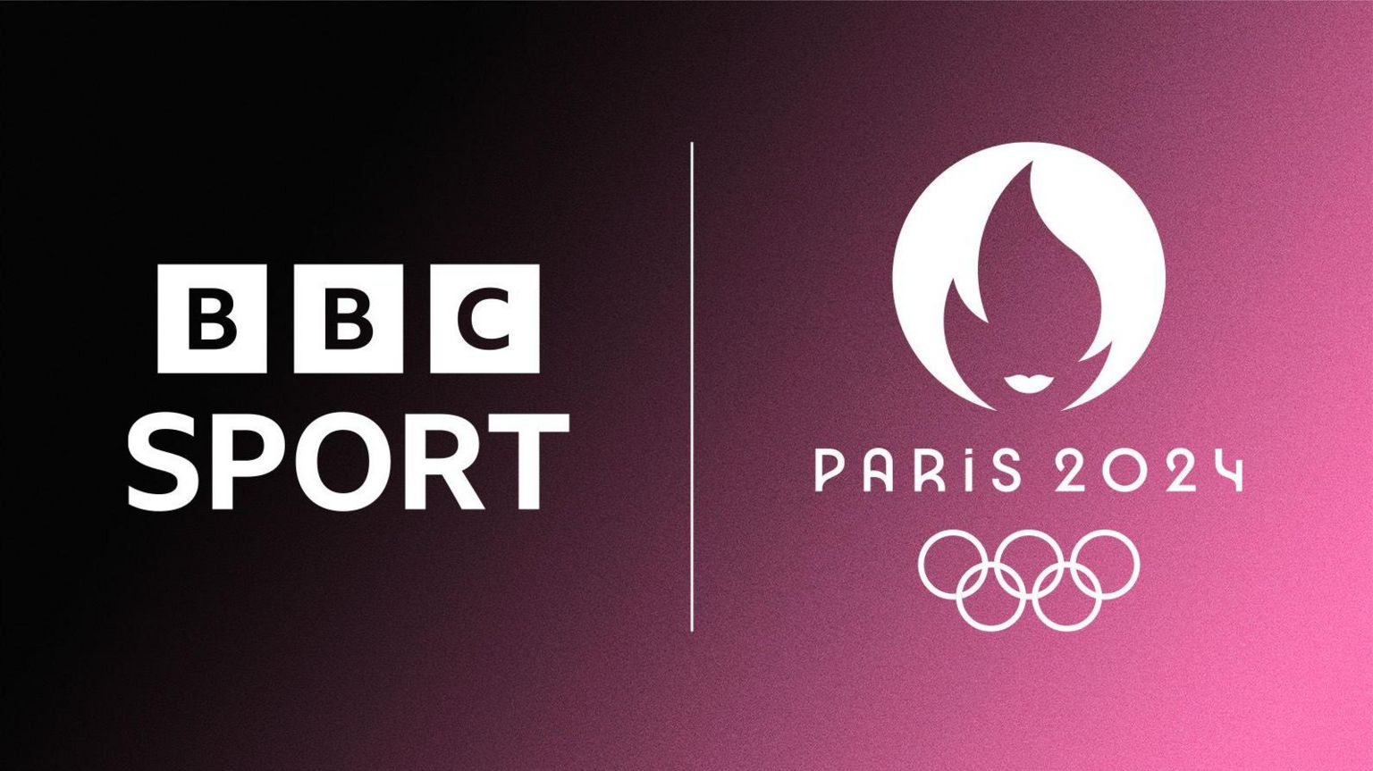 A picture of the BBC and Paris 2024 logos