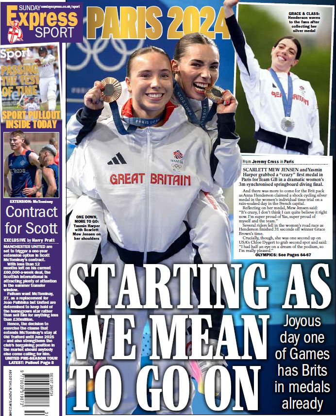 Express back page