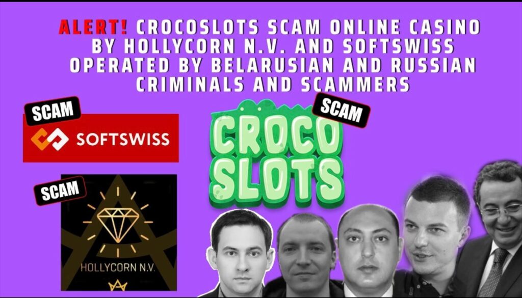 Fraud alert - Cybercrime CrocoSlot Casino scam online casino