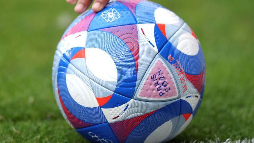 The ball used at the Paris 2024 Games