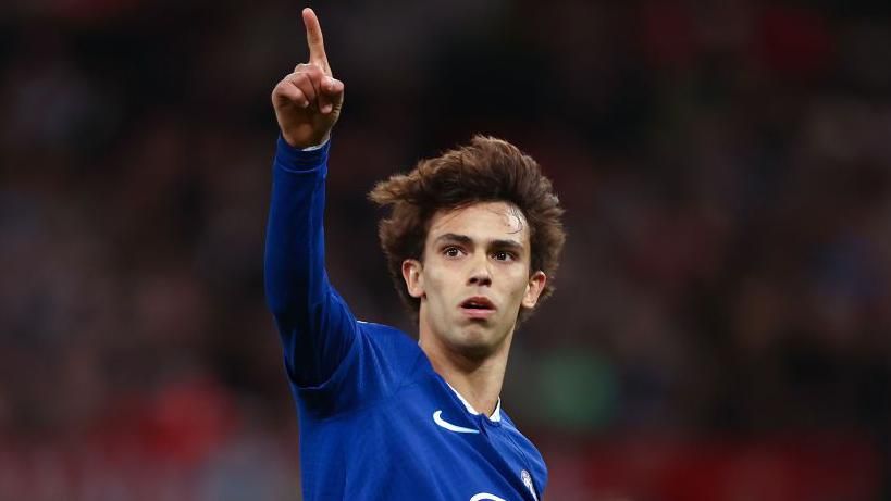 Joao Felix playing for Chelsea