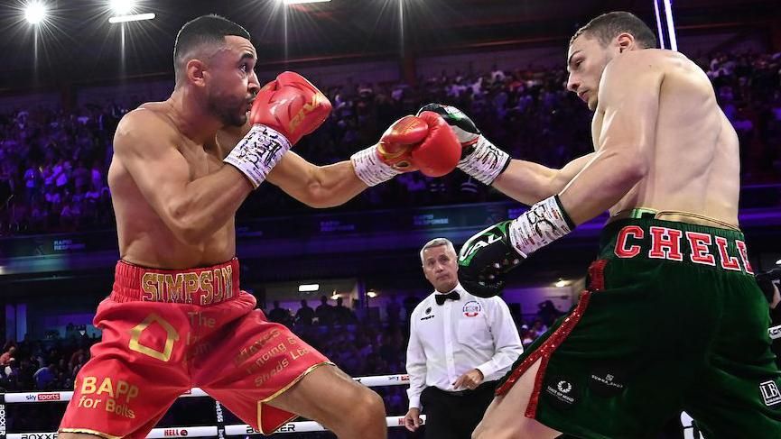 Callum Simpson and Zak Chelli battle it out in Barnsley