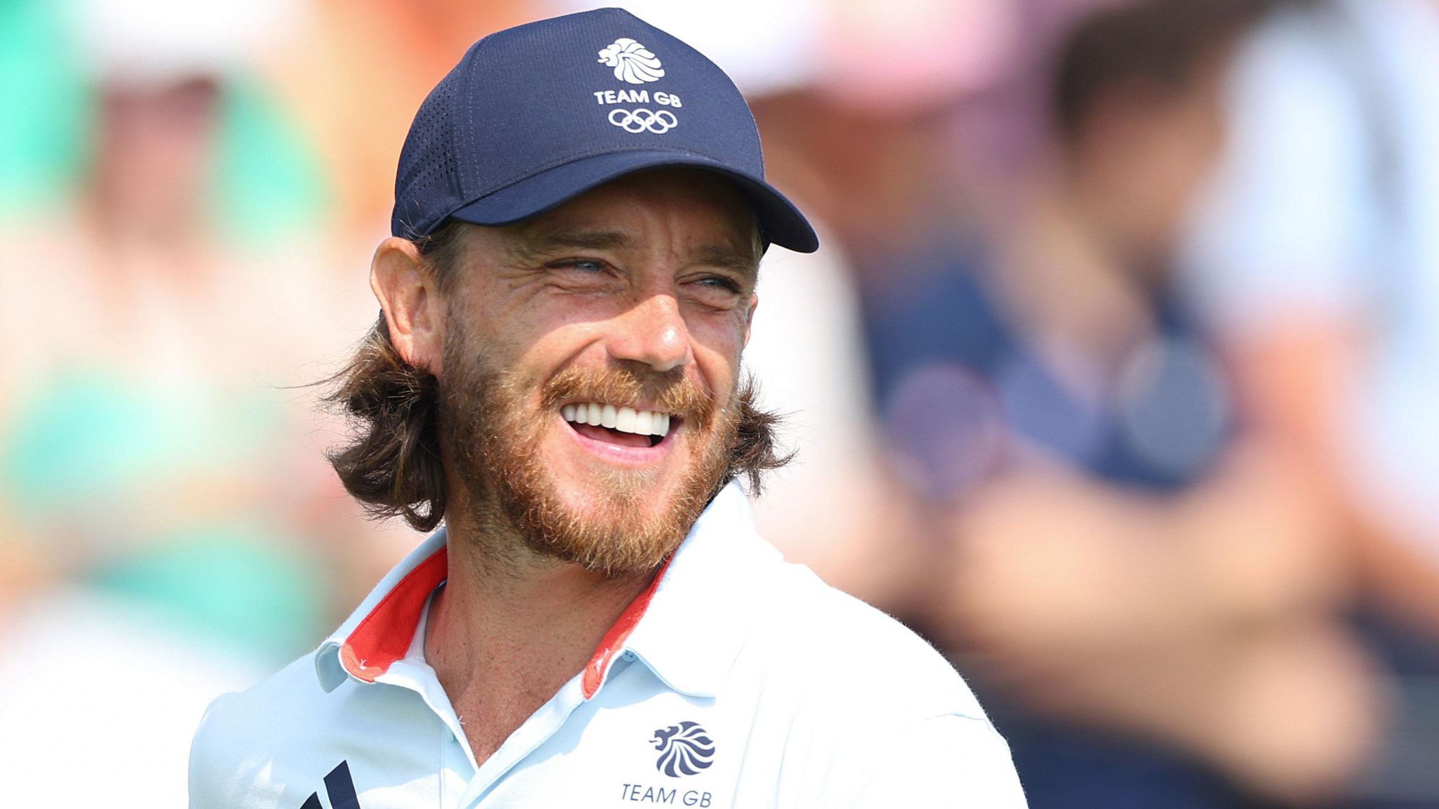 Tommy Fleetwood during the second round of the Olympic men's golf event at Le Golf National