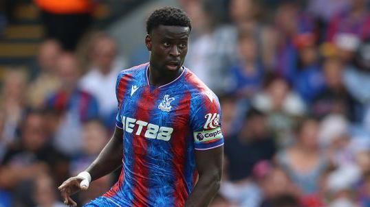 Marc Guehi in action for Crystal Palace