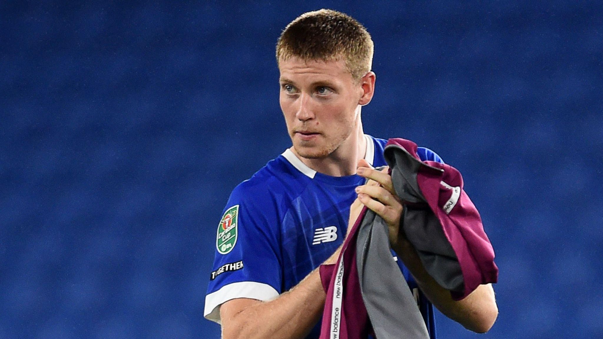 Defender Mark McGuinness made his first competitive appearance of the season in the EFL Cup win over Bristol Rovers