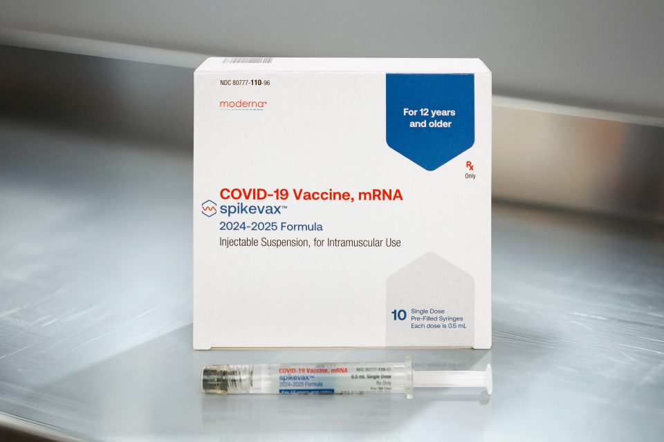 Spikevax is the COVID-19 vaccine manufactured by Moderna and FDA-approved for people 12 and older.