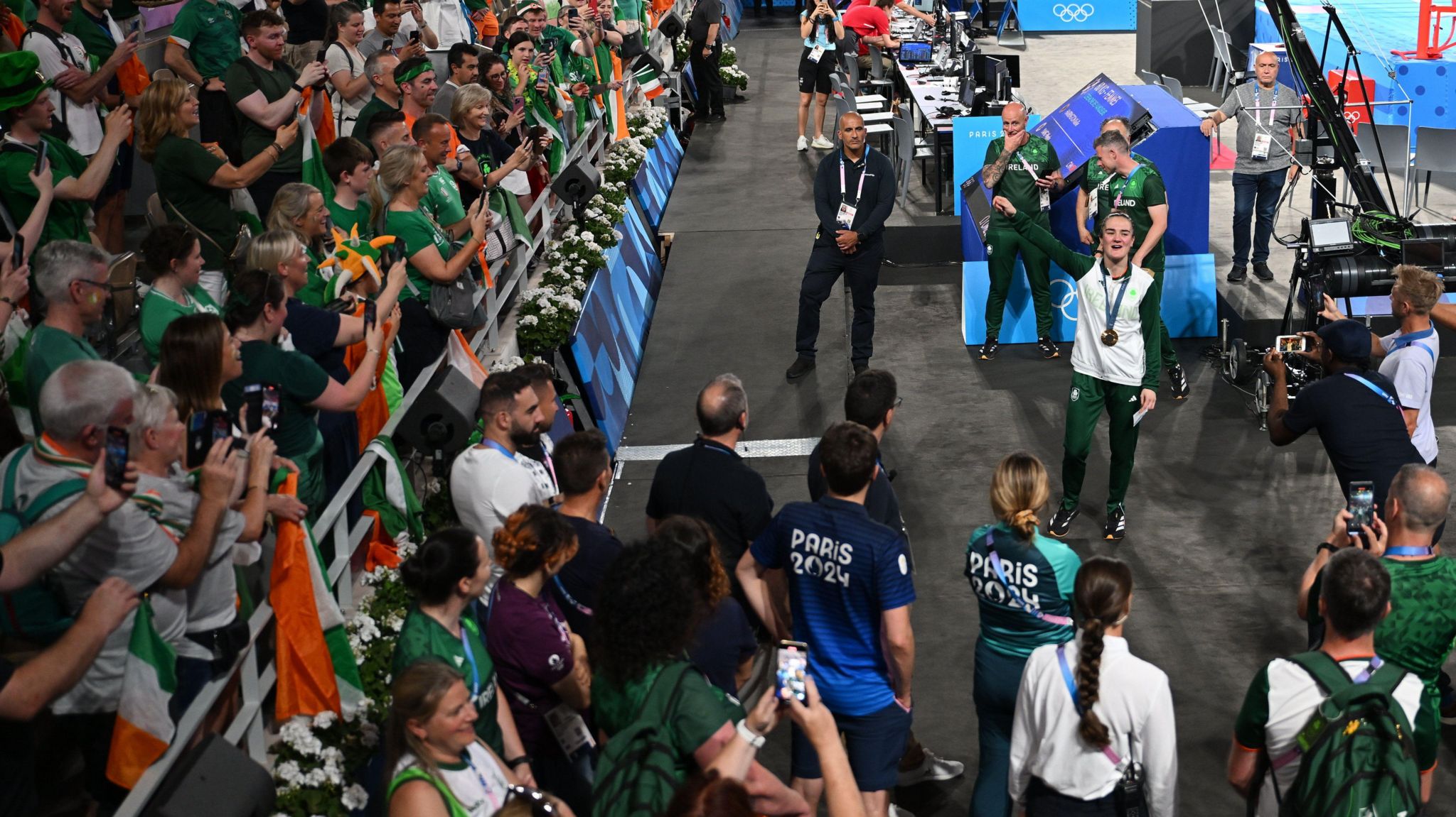 Kellie Harrington celebrates