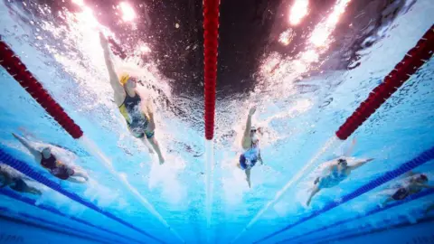 Getty Images Women's 400m freestyle event at the Olympics