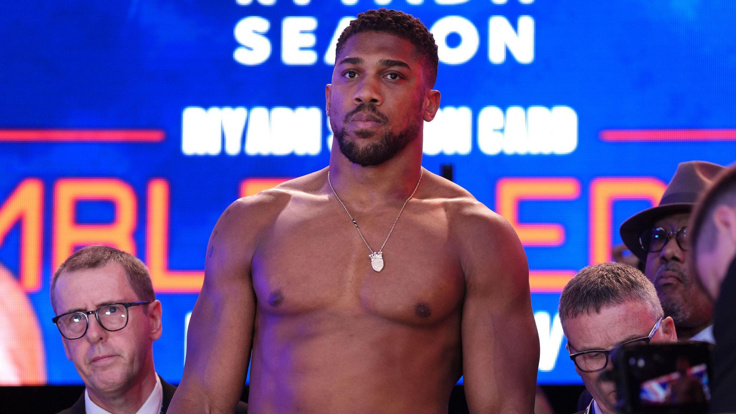 Anthony Joshua weighs in