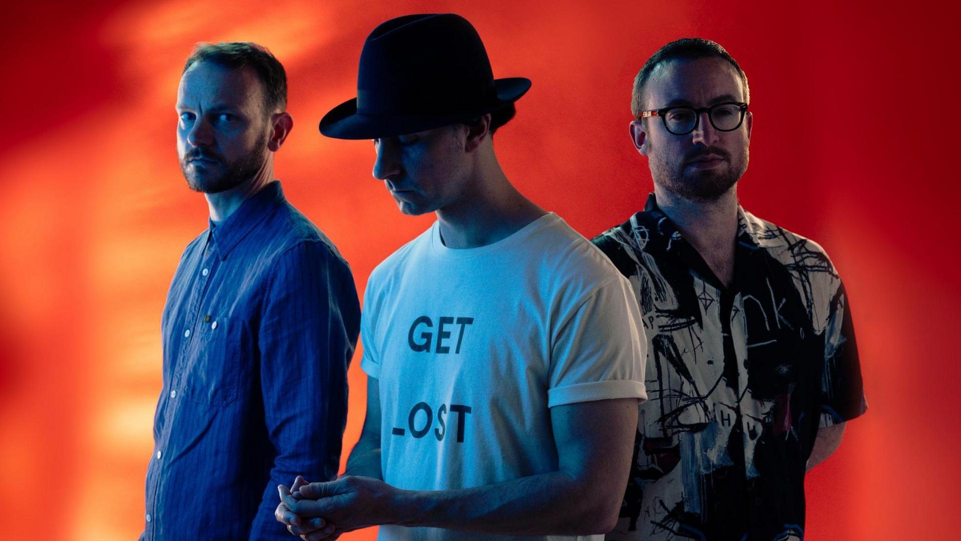 Maximo Park are (l-r), Tom English, Paul Smith and Duncan Lloyd