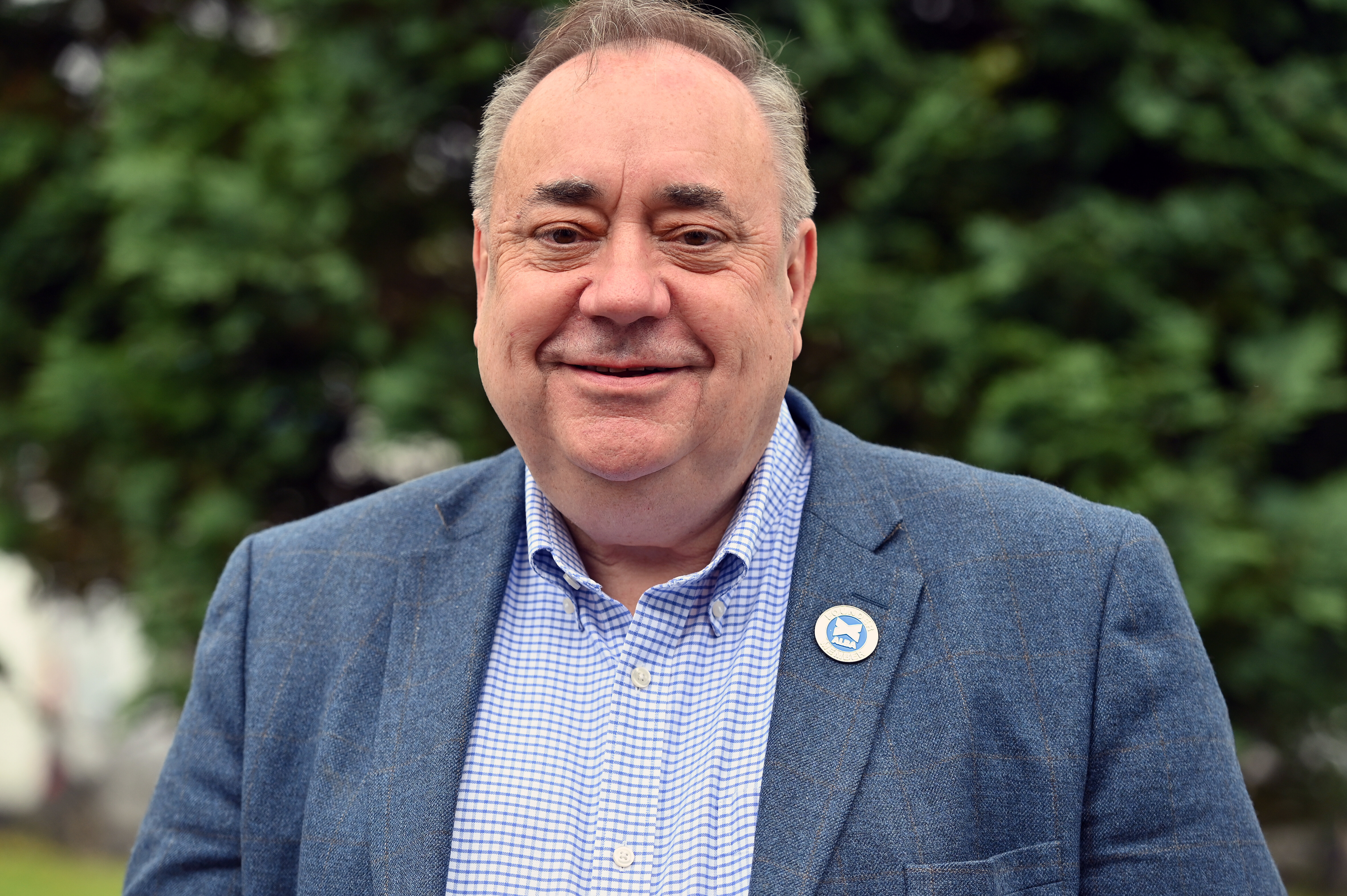 Alex Salmond pictured during the 2024 U.K. general election.