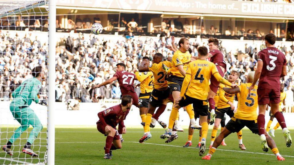 John Stones scores a late winner for Manchester City at Wolves