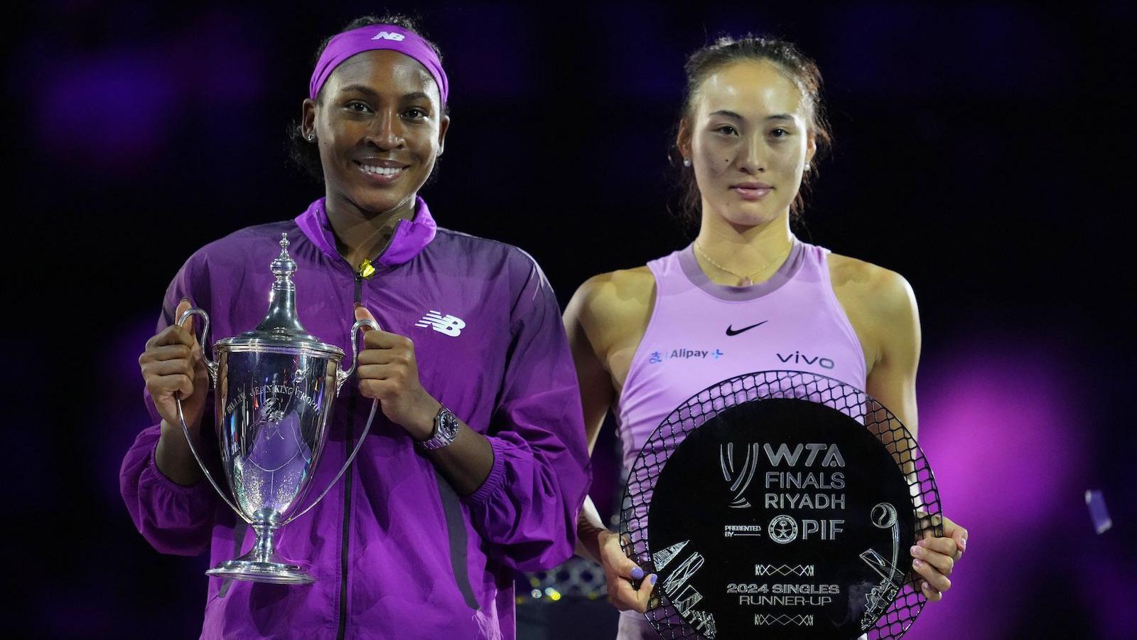 Coco Gauff and Zheng Qinwen