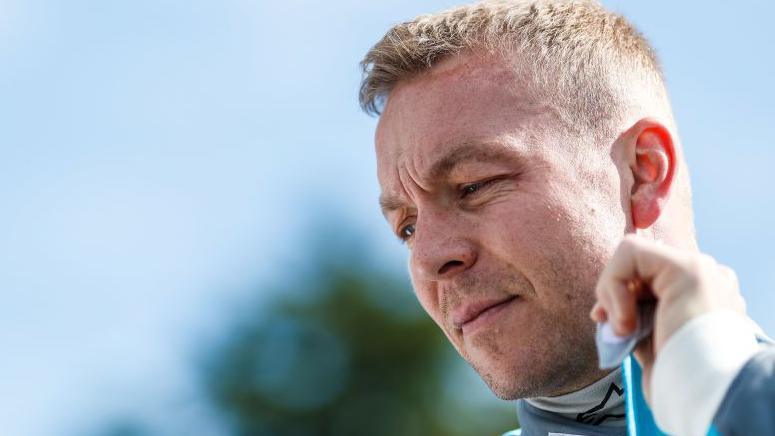 Sir Chris Hoy looks down