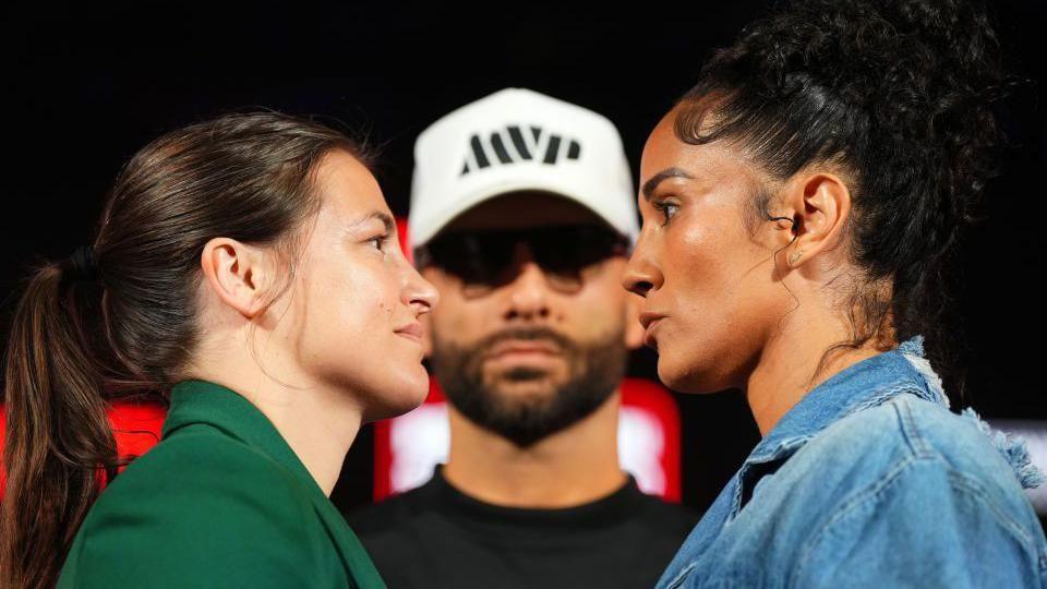 Katie Taylor and Amanda Serrano face off