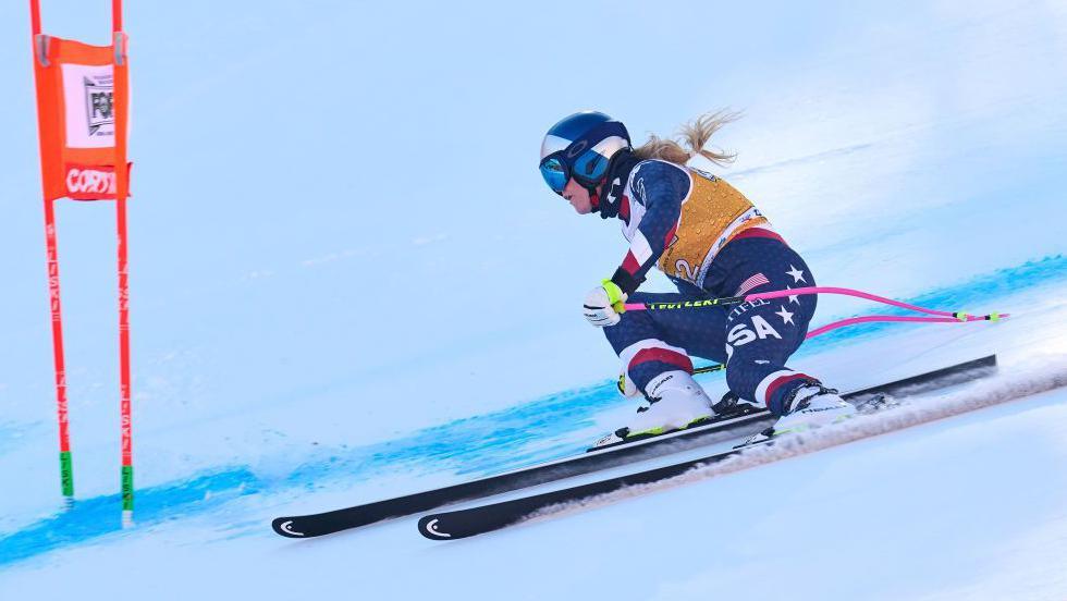 Lindsey Vonn training