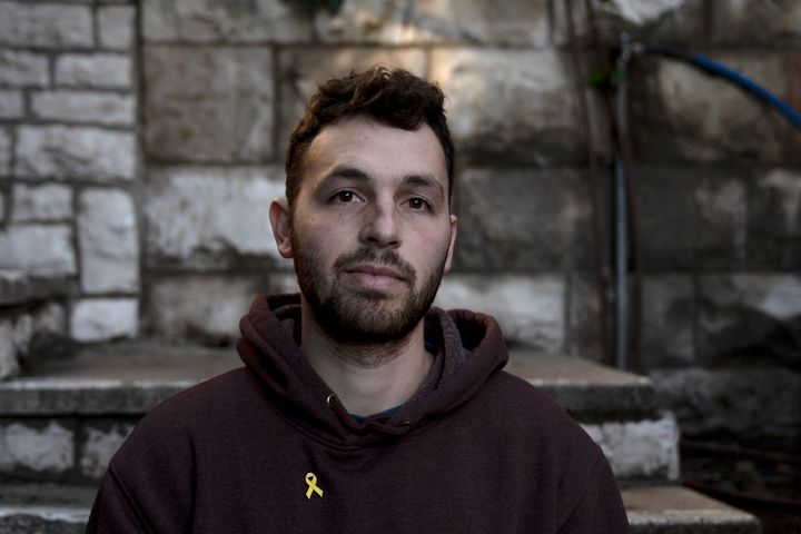 Yuval Green, a medic who abandoned his post on army reserve duty last year after spending nearly two months in the Gaza Strip, poses for a portrait in Jerusalem, on Thursday, Jan. 9, 2025.