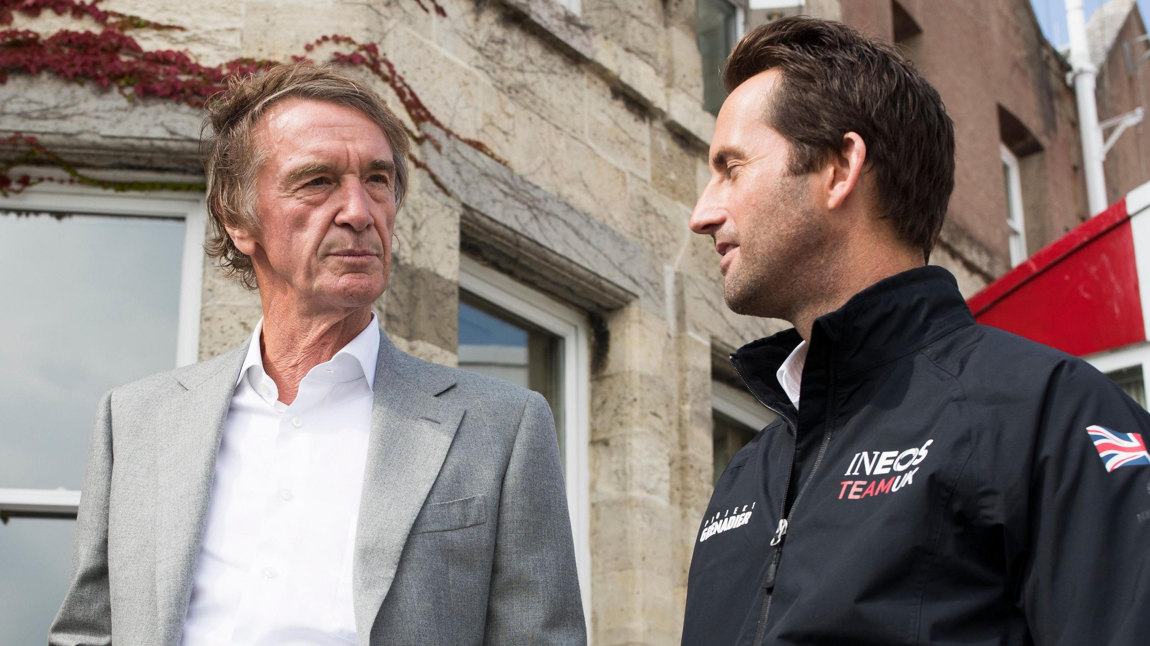 Sir Jim Ratcliffe and Ben Ainslie in conversation