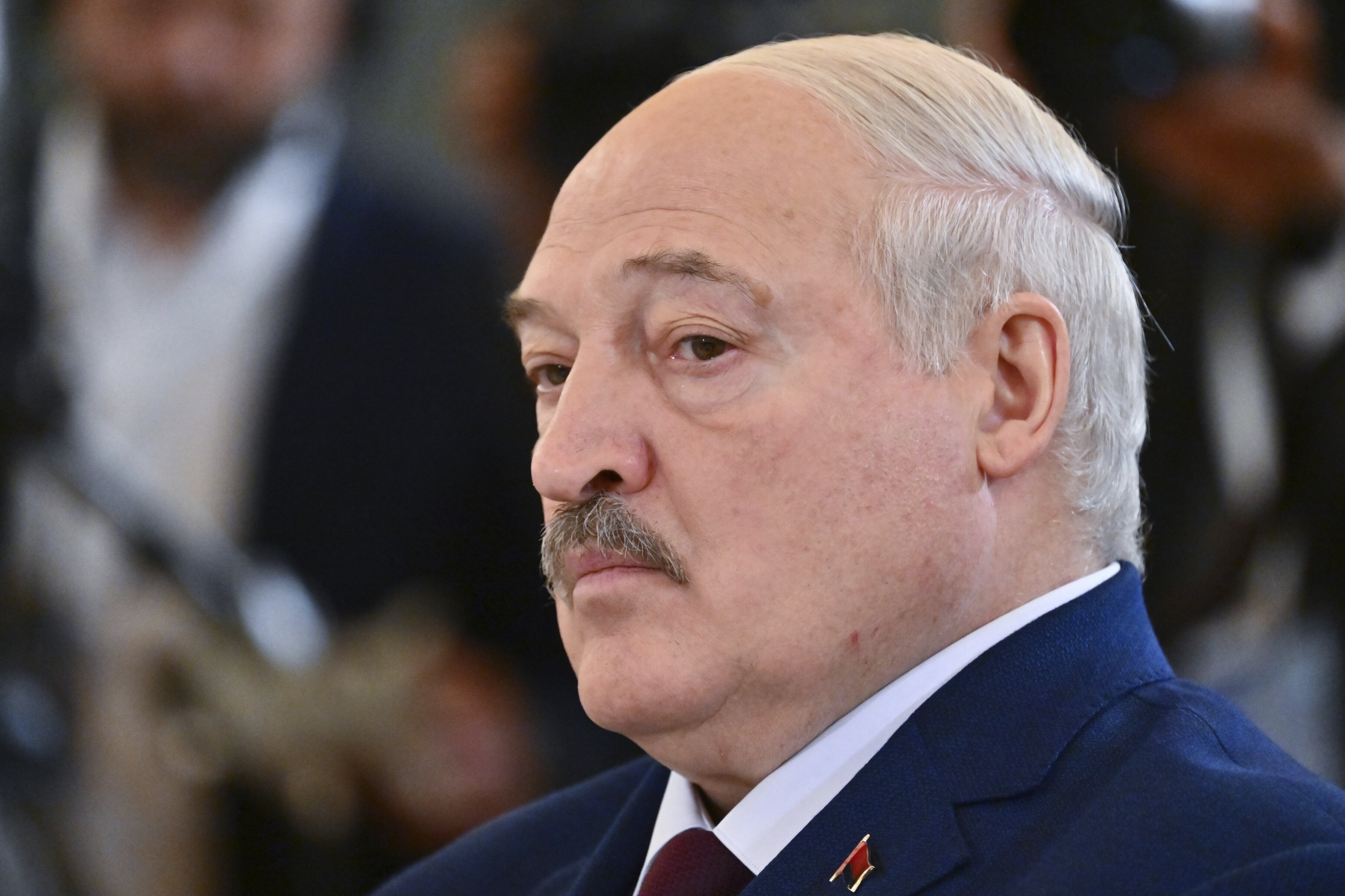 Belarusian President Alexander Lukashenko attends the meeting of the heads of states of the Commonwealth of Independent States (CIS) at the Kremlin in Moscow, Russia, on Oct. 8, 2024.