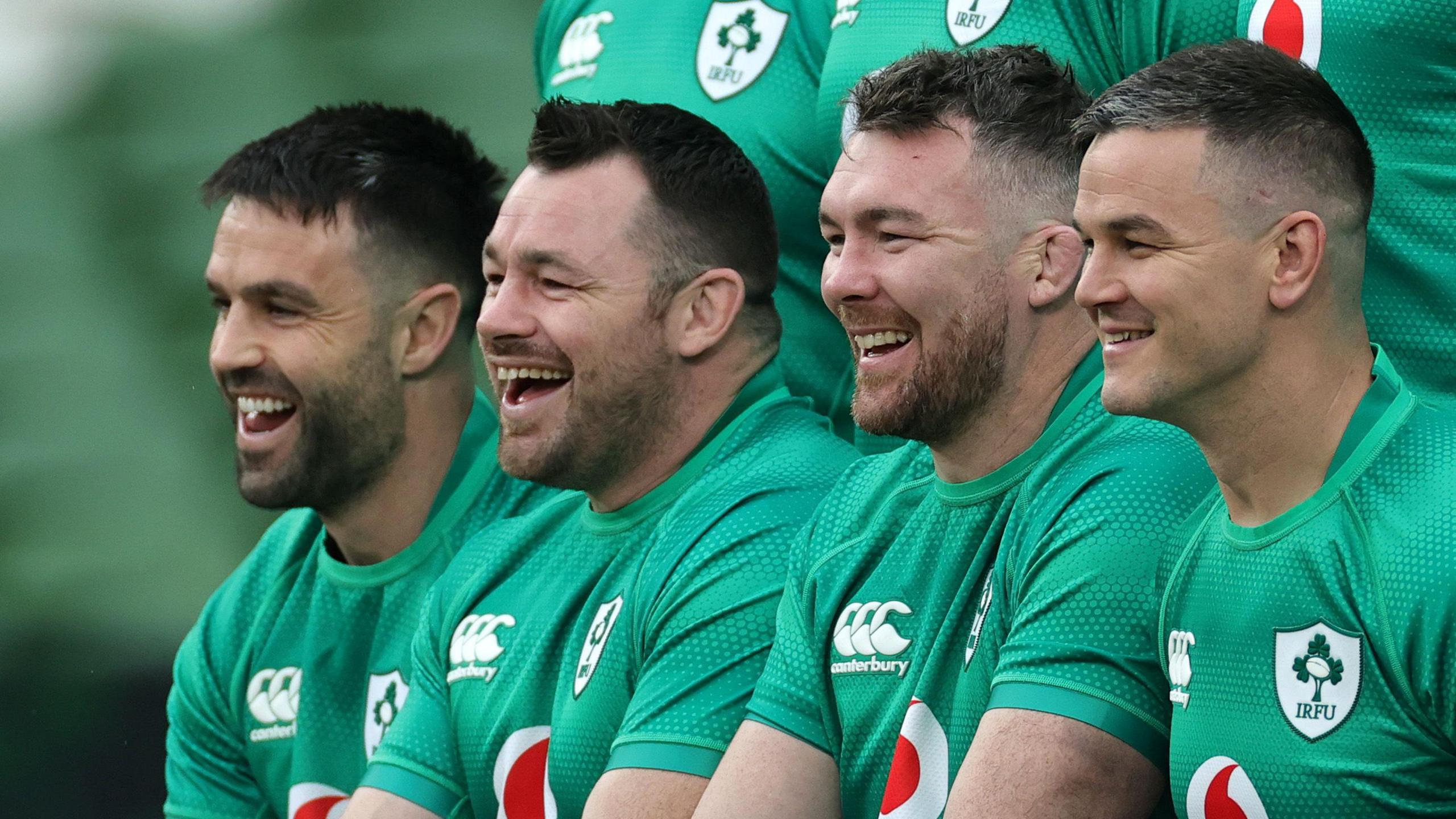 Conor Murray, Cian Healy, Peter O'Mahony and Johnny Sexton