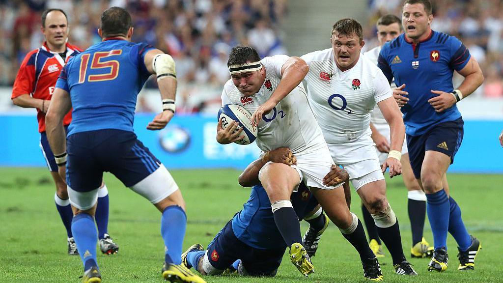 Jamie George makes his England debut against France